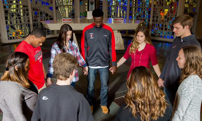 Students Praying